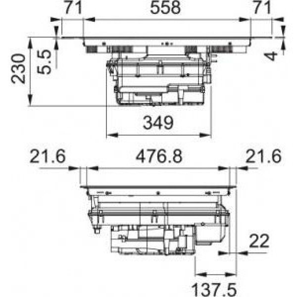 Варильна поверхня електрична Franke Smart 2Gether FSM 7081 HI (340.0705.229)
