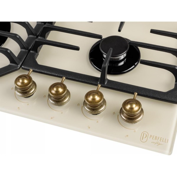 Газова варильна поверхня Perfelli VINTAGE GW69C BEIGE