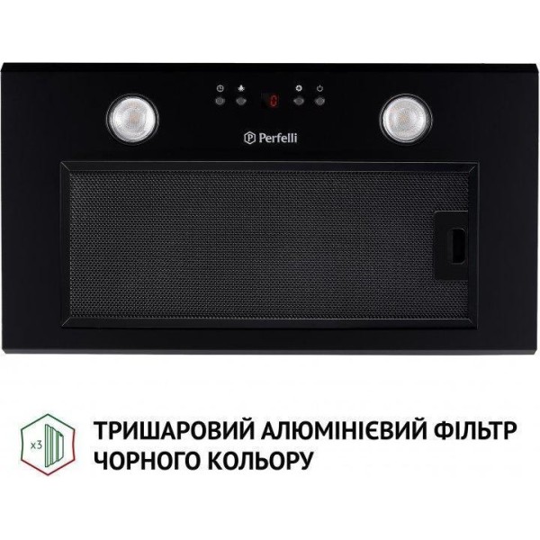 Витяжка вбудована Perfelli BIET R 5854 BL 1200 LED
