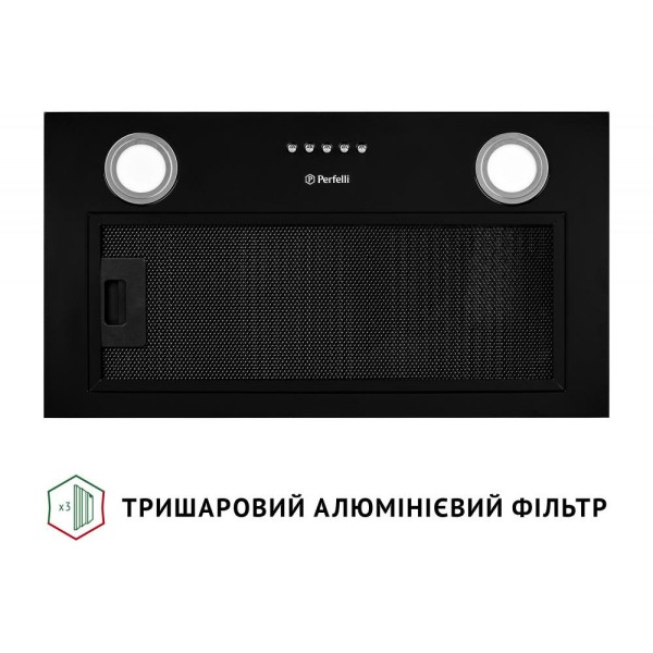 Витяжка вбудована Perfelli BI 5022 BL LED