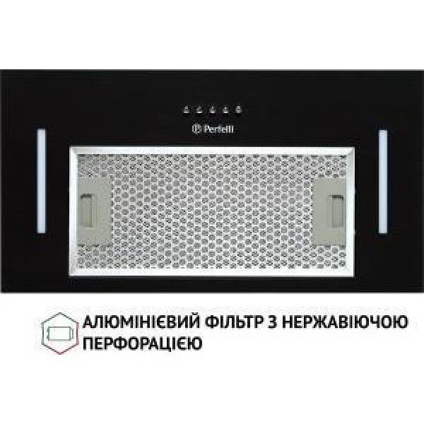 Витяжка вбудована Perfelli BI 5453 BL 850 LED Strip
