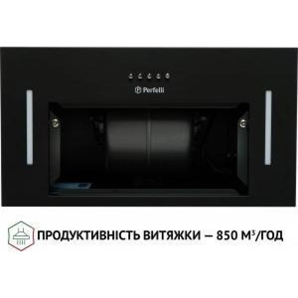 Витяжка вбудована Perfelli BI 5453 BL 850 LED Strip
