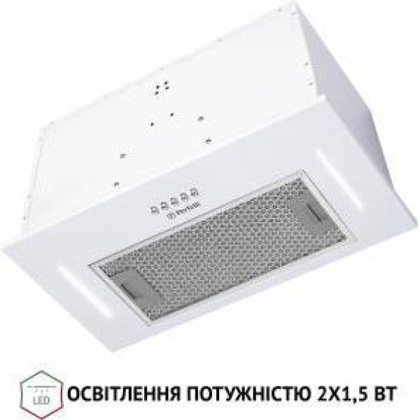 Витяжка вбудована Perfelli BI 5453 WH 850 LED Strip