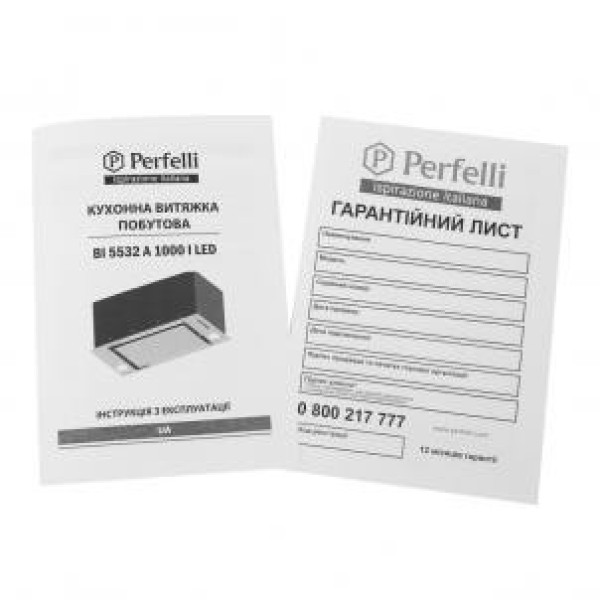 Витяжка вбудована Perfelli BI 5532 A 1000 I LED