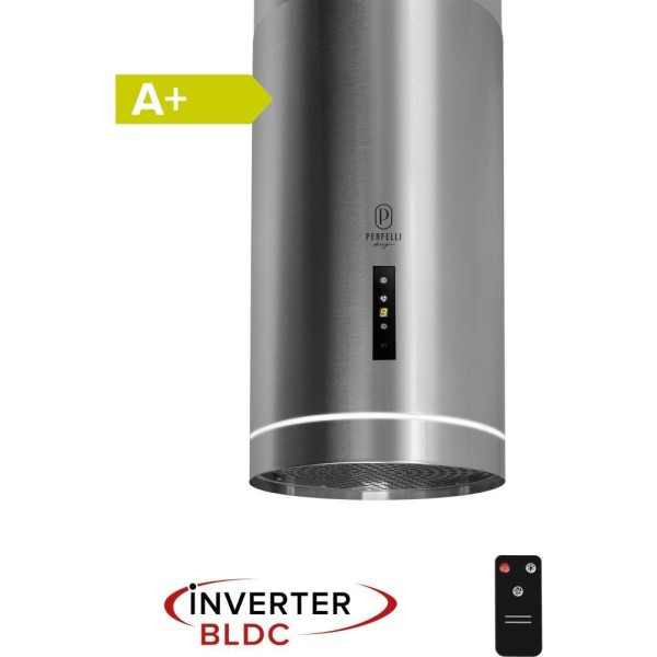Витяжка декоративна Perfelli DESIGN ISOLA 35 INOX SILENZIO