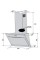 Витяжка похила Ventolux FIORE 60 BK (700) PB