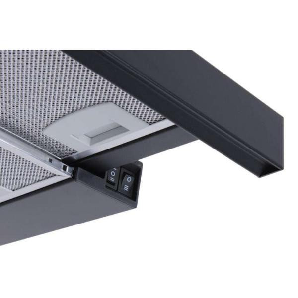 Витяжка телескопічна Ventolux GARDA 50 BK (500) LED