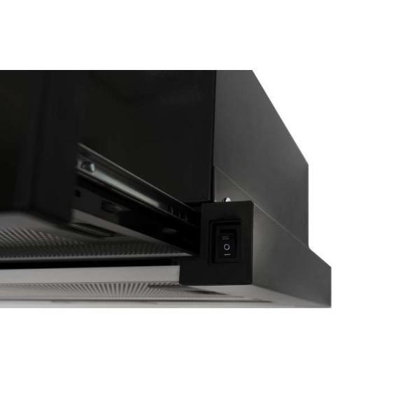 Витяжка телескопічна Ventolux GARDA 50 BK (500) LED