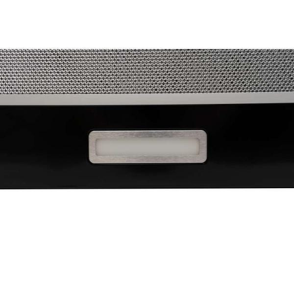Витяжка телескопічна Ventolux GARDA 60 BK (500) LED