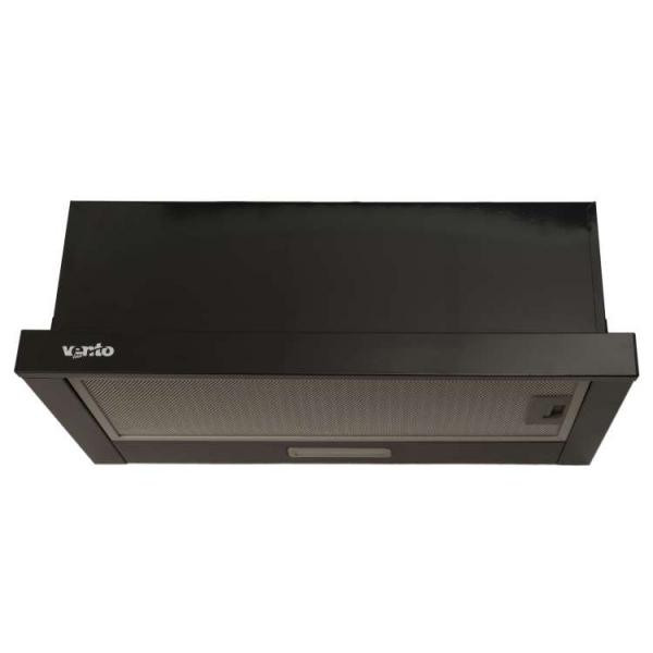 Витяжка телескопічна Ventolux GARDA 60 BK (700) LED 2S