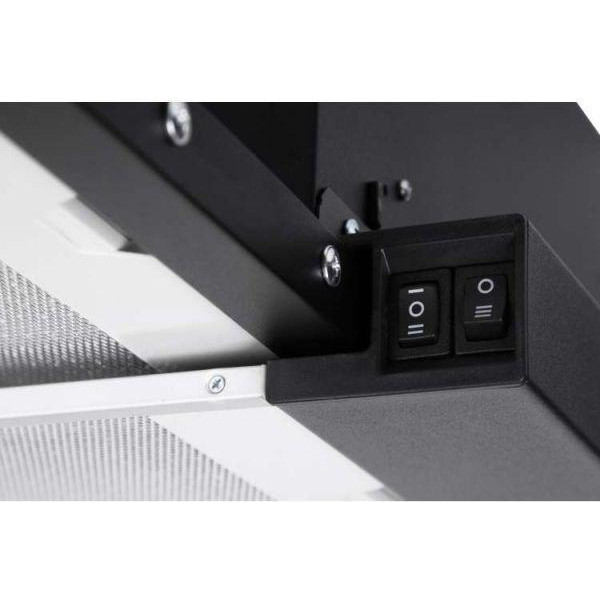 Витяжка телескопічна Ventolux GARDA 60 BK (800) SMD LED