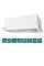 Витяжка телескопічна Ventolux GARDA 60 WH (700) LED