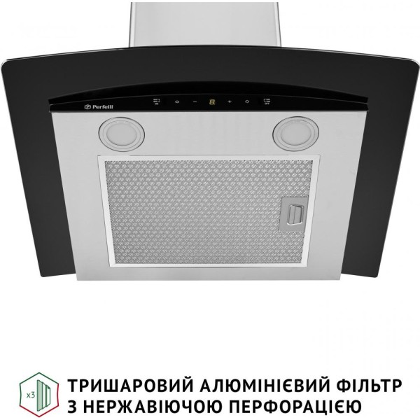 Витяжка Т-подібна Perfelli GRASSI 6PWX INOX