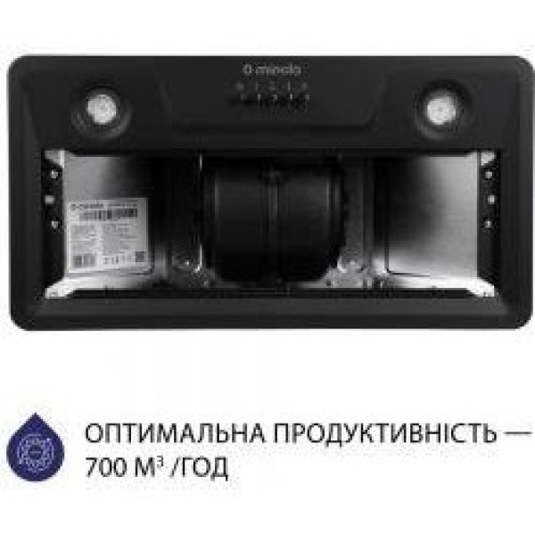 Витяжка вбудована Minola HBI 52022 BL 700 LED