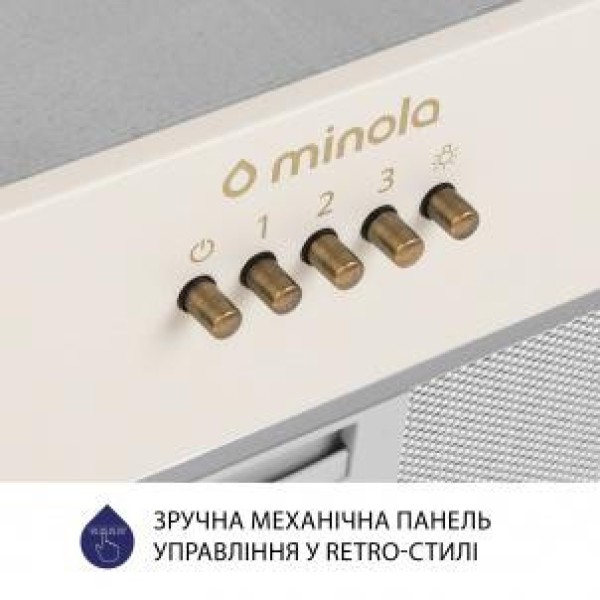Витяжка вбудована Minola HBI 5204 IV 700 LED