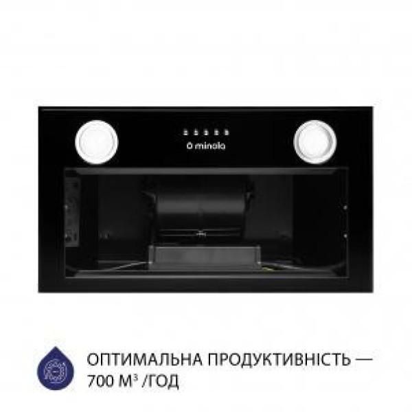 Витяжка вбудована Minola HBI 5222 BLF 700 LED