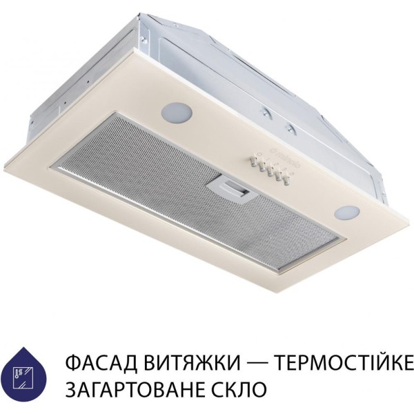 Витяжка вбудована Minola HBI 5262 IV GLASS 700 LED