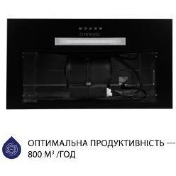 Витяжка вбудована Minola HBI 5323 BL 800 LED