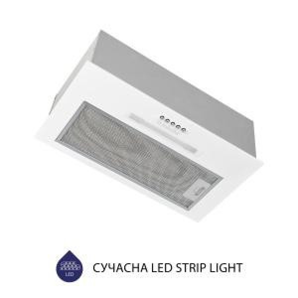 Витяжка вбудована Minola HBI 5323 WH 800 LED