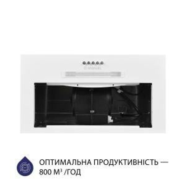 Витяжка вбудована Minola HBI 5323 WH 800 LED
