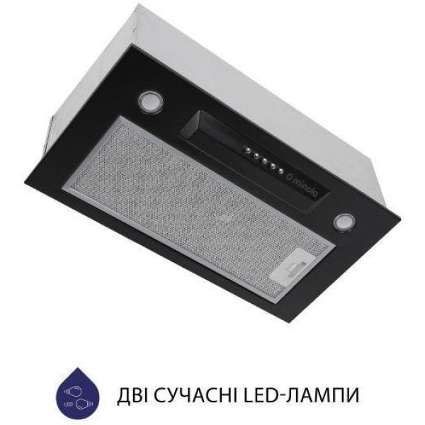 Витяжка вбудована Minola HBI 5324 BL 800 LED
