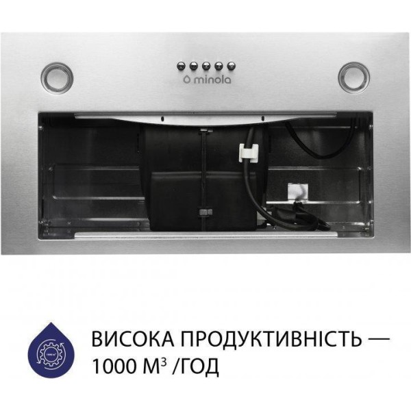 Витяжка вбудована Minola HBI 5627 I 1000 LED