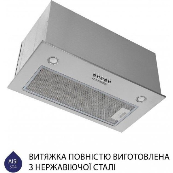 Витяжка вбудована Minola HBI 5627 I 1000 LED