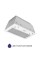 Витяжка вбудована Minola HBI 5722 WH 1200 LED