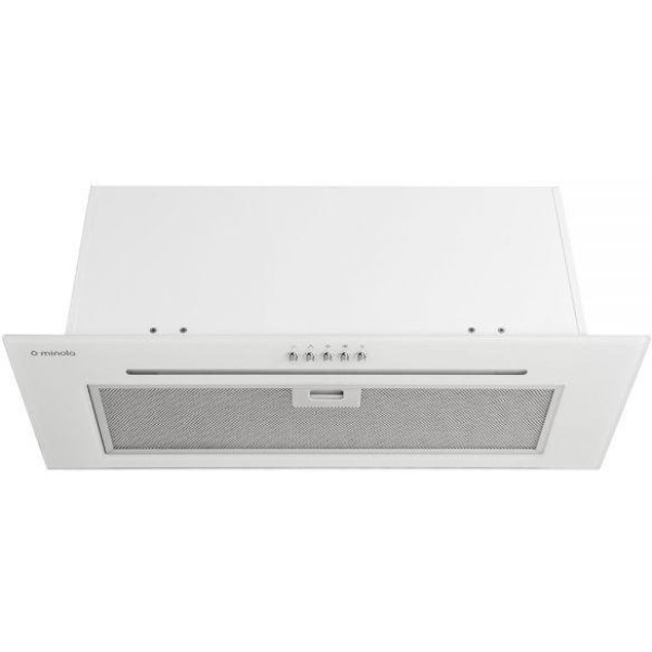 Витяжка вбудована Minola HBI 7664 WH GLASS 1000 LED Line