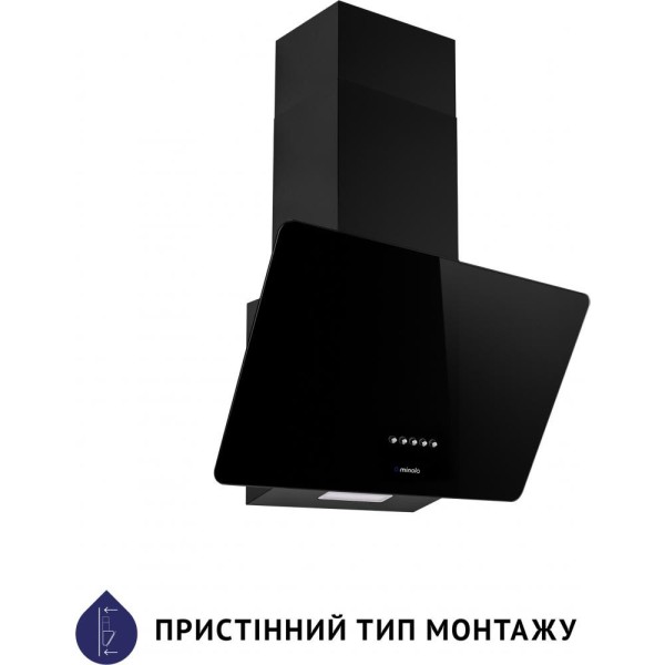 Витяжка похила Minola HDN 5224 BL 700 LED