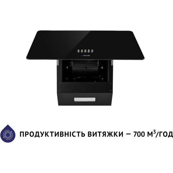 Витяжка похила Minola HDN 5224 BL 700 LED