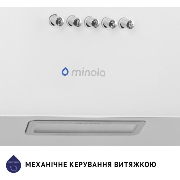 Витяжка похила Minola HDN 6224 WH 700 LED
