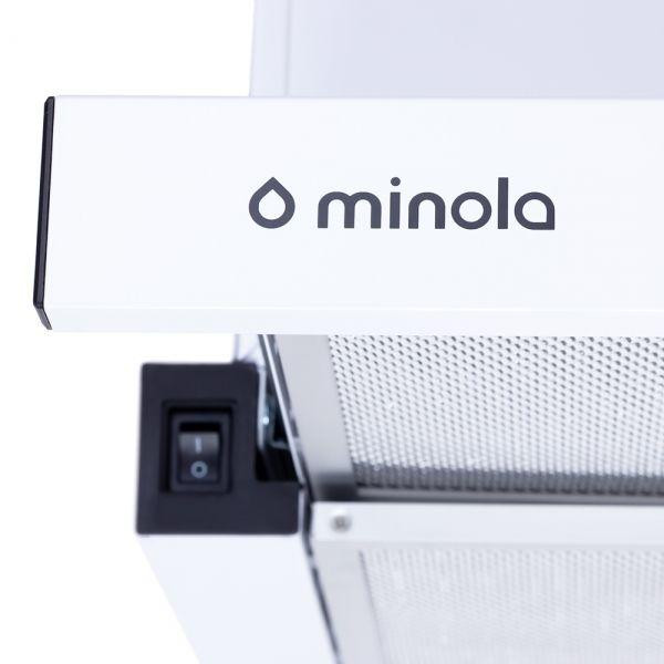 Витяжка телескопічна Minola HTL 6215 WH 700 LED