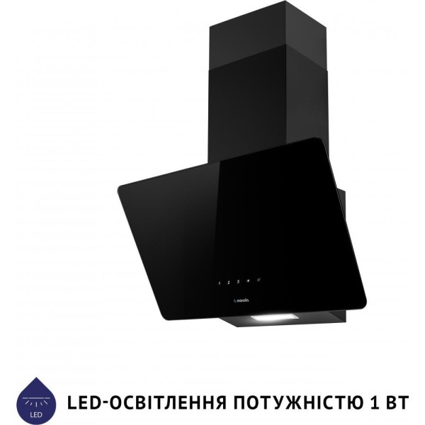 Витяжка похила Minola HVS 5224 BL 700 LED