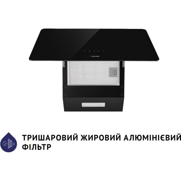 Витяжка похила Minola HVS 5224 BL 700 LED