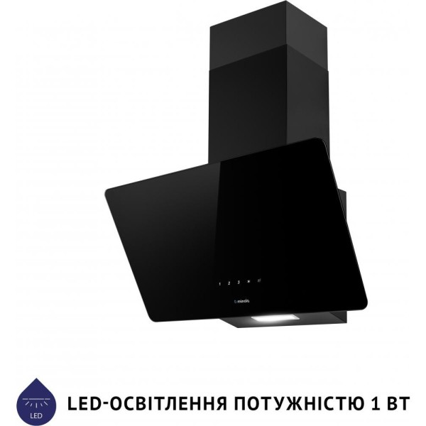 Витяжка похила Minola HVS 6224 BL 700 LED