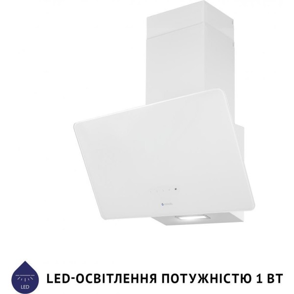 Витяжка похила Minola HVS 6224 WH 700 LED