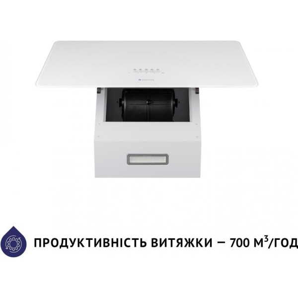 Витяжка похила Minola HVS 6224 WH 700 LED