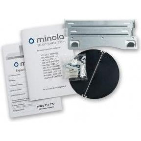 Витяжка похила Minola HVS 6622 BL 1000 LED
