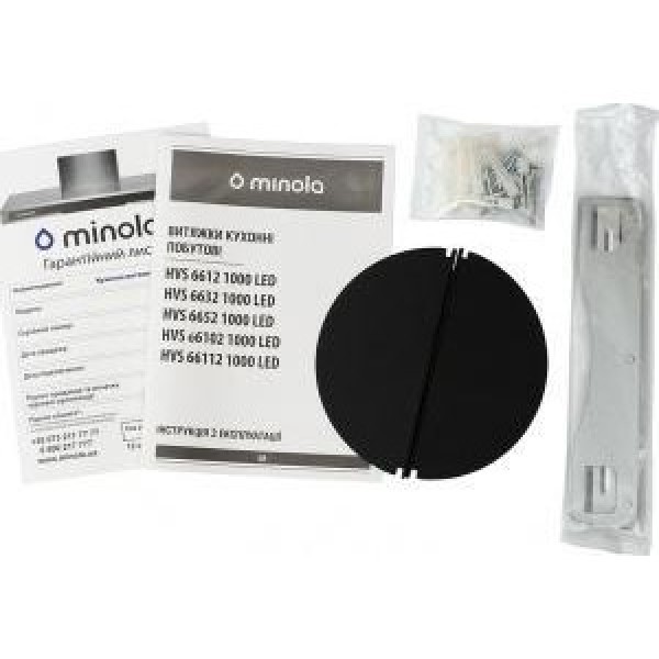 Витяжка похила Minola HVS 6652 BL 1000 LED