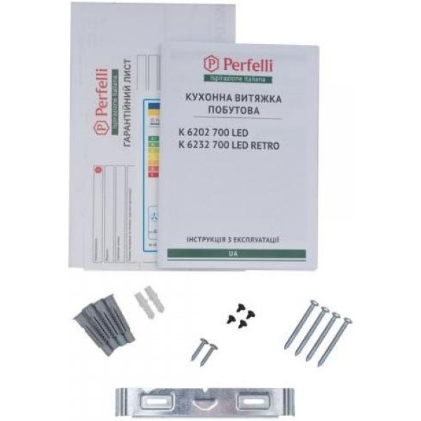 Витяжка купольна Perfelli K 6232 BL 700 LED RETRO