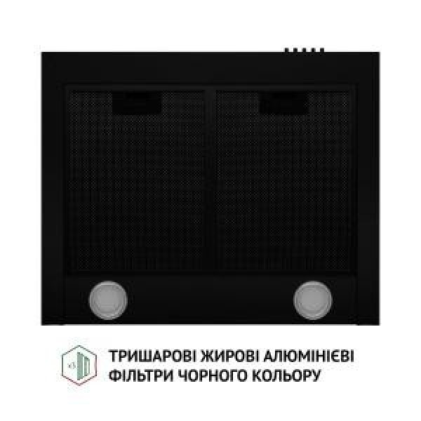 Витяжка купольна Perfelli K 6610 BL 1000 LED