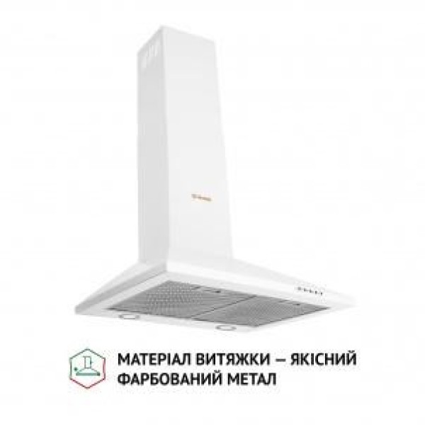 Витяжка купольна Perfelli K 6610 WH 1000 LED