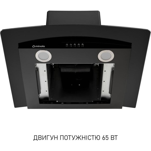 Витяжка Т-подібна Minola MTG 6242 BL LED