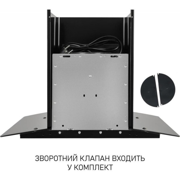 Витяжка Т-подібна Minola MTG 6242 BL LED