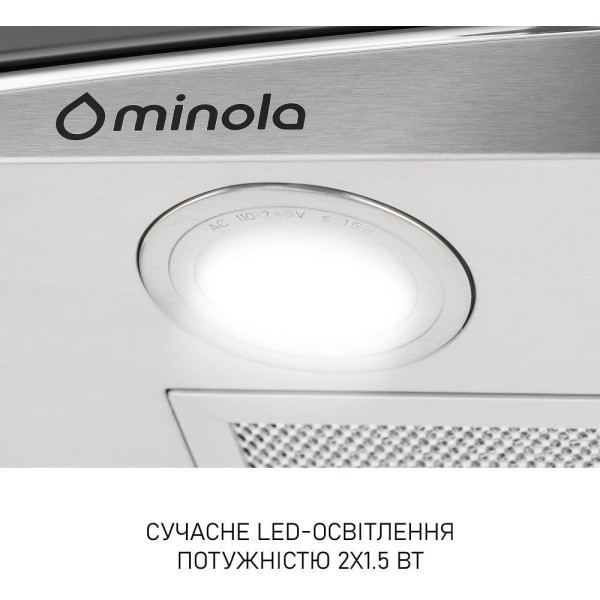 Витяжка Т-подібна Minola MTG 6242 I LED