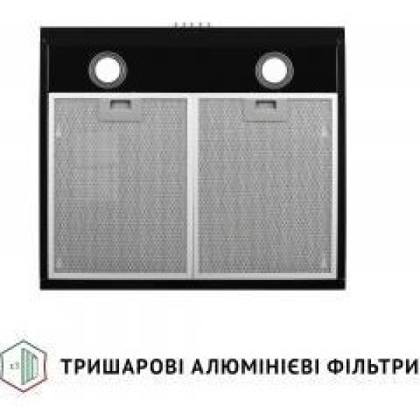Витяжка пласка Perfelli PL 5002 BL LED