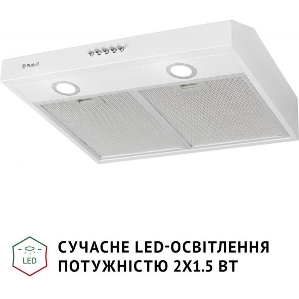 Витяжка пласка Perfelli PL 5002 W LED