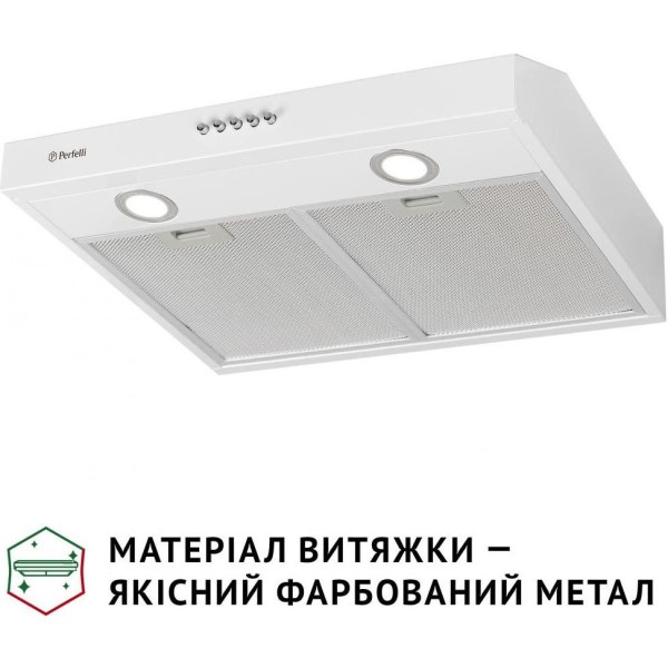 Витяжка пласка Perfelli PL 5002 W LED