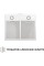 Витяжка пласка Perfelli PL 5002 W LED